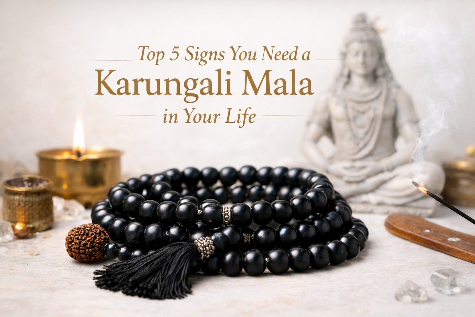 Top 5 Signs You Need a Karungali Mala in Your Life
