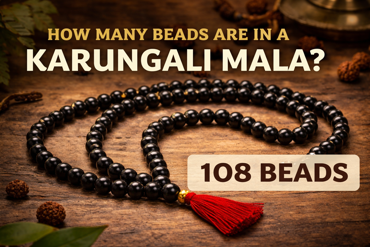 How Many Beads Are in a Karungali Mala