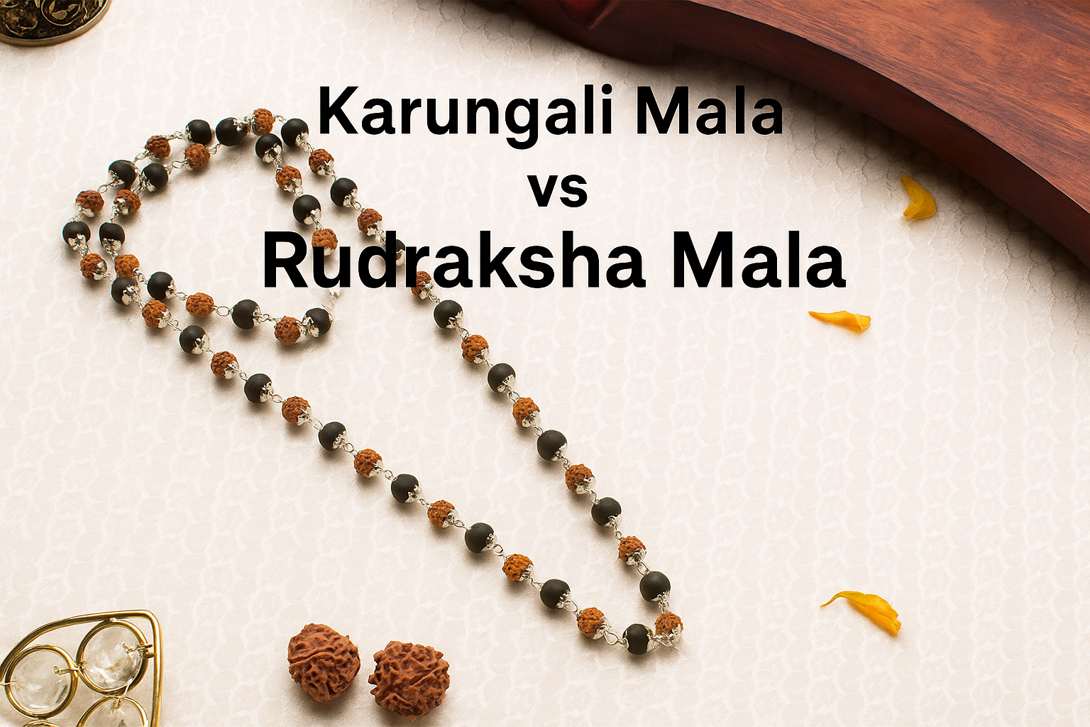 Karungali Mala vs Rudraksha Mala: Which One Benefits You the Most?