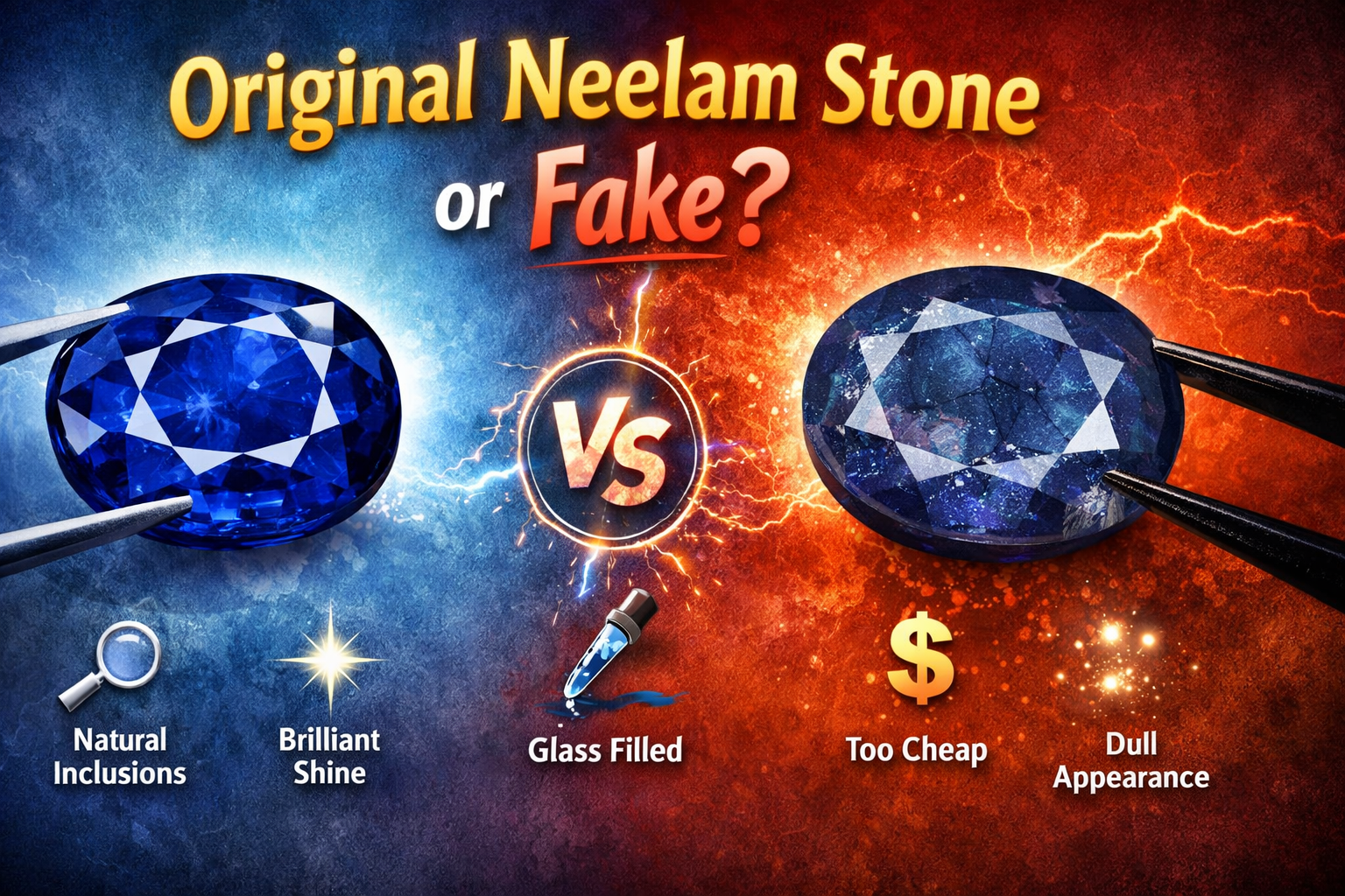 Original Neelam Stone