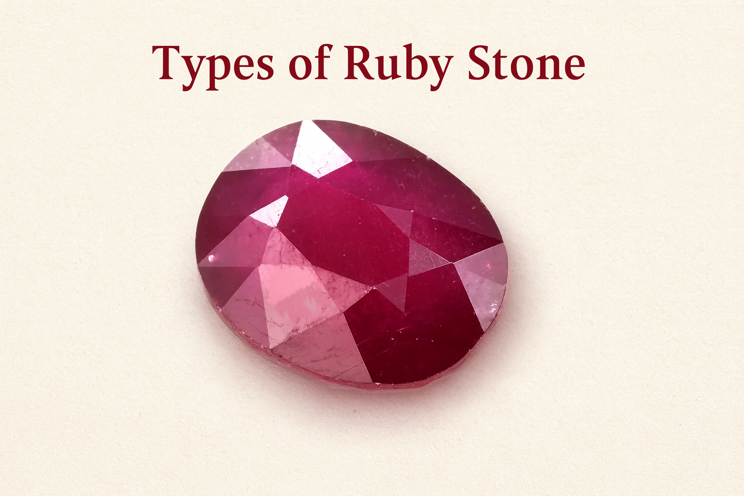 types of ruby stone