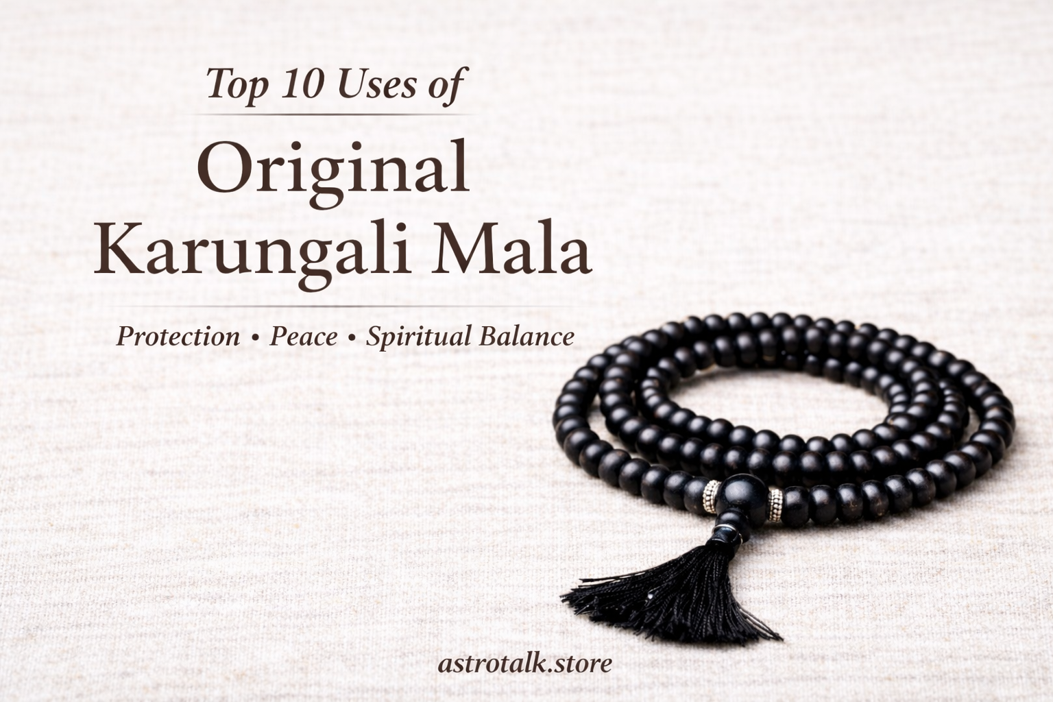 Uses of Original Karungali Mala