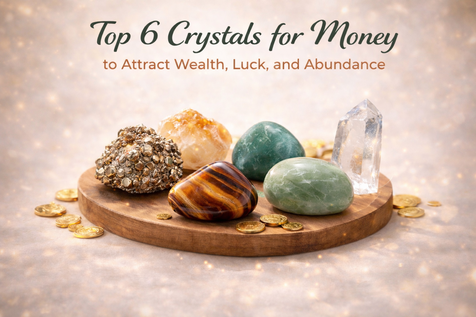 Top 6 Crystals for Money to Attract Wealth, Luck, and Abundance