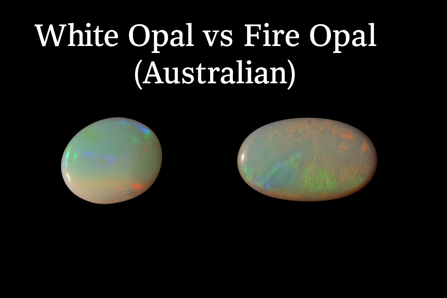 White Opal vs Fire Opal Australian: Which Gemstone Should You Choose