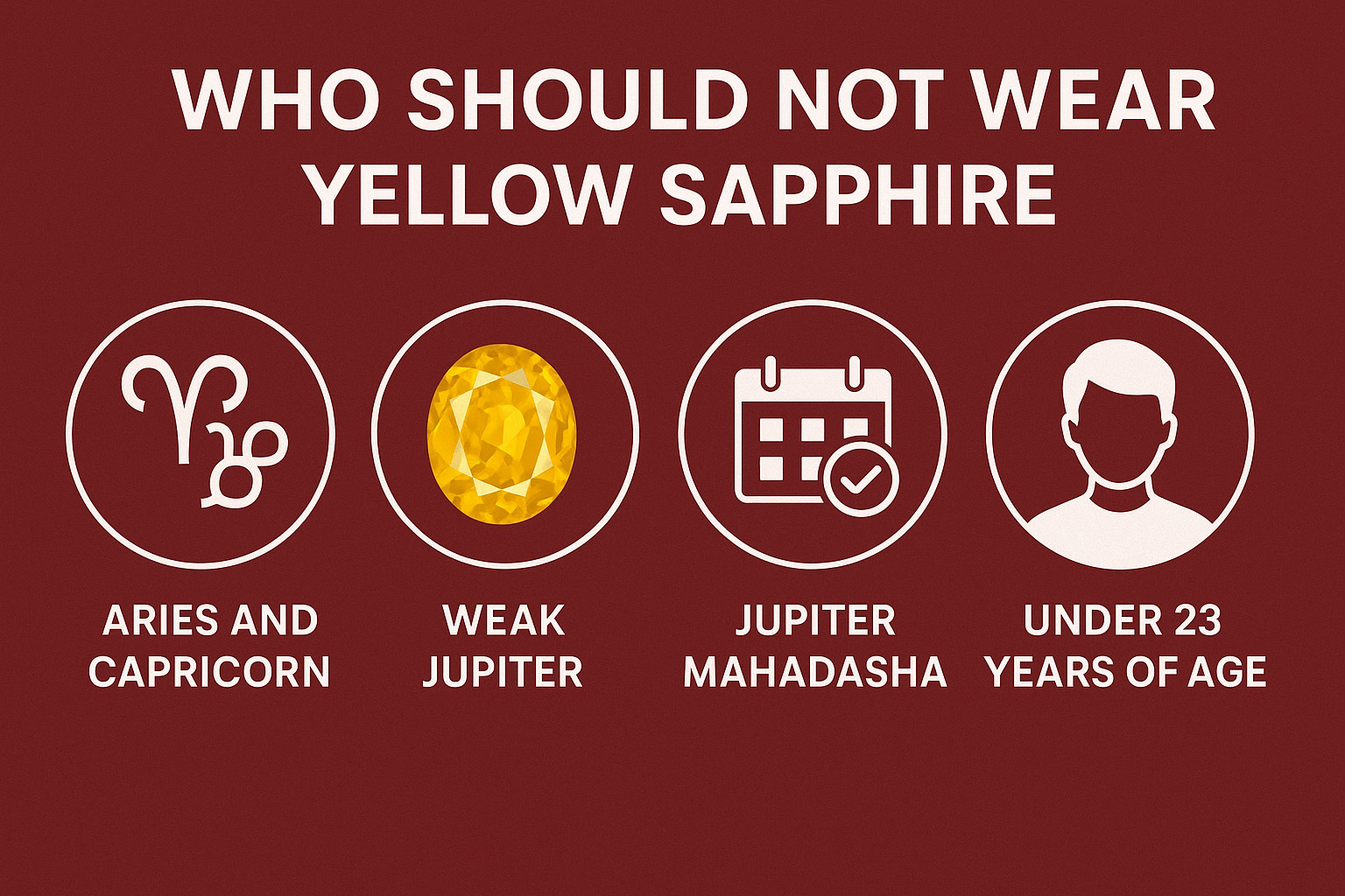 Who Should Not Wear Yellow Sapphire