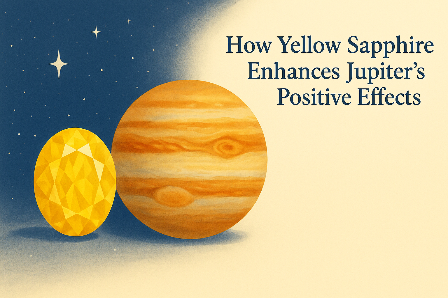 How Yellow Sapphire Strengthens Jupiter and Changes Your Life