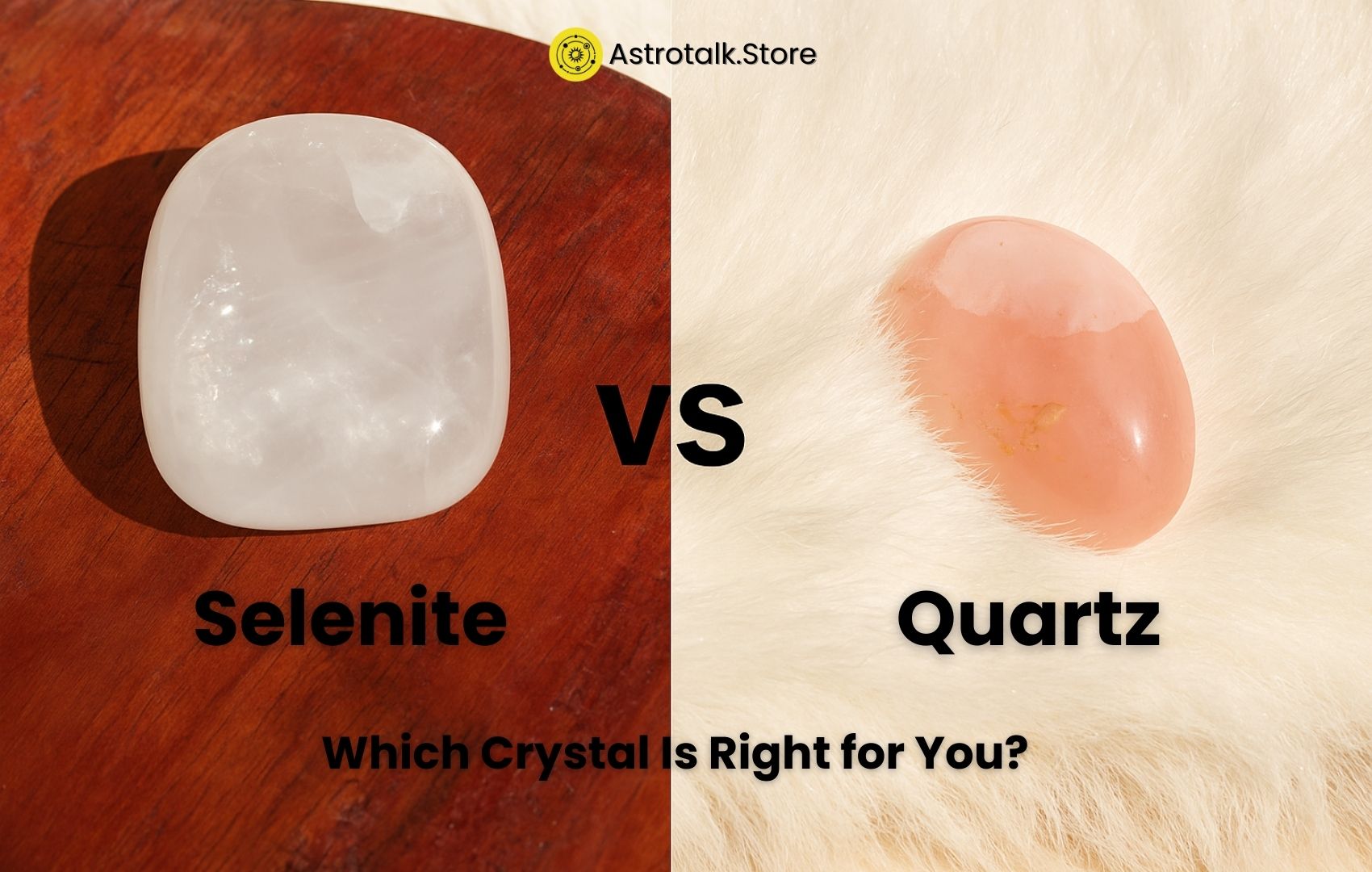 Selenite vs Quartz