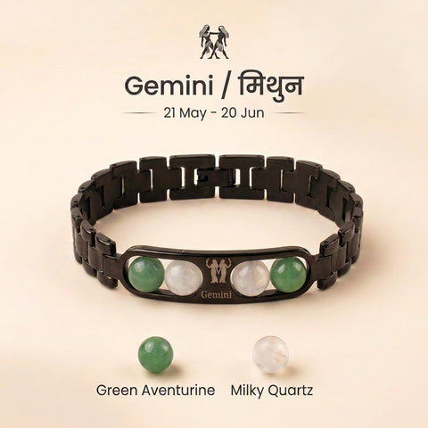 Gemini Zodiac Metal Bracelet