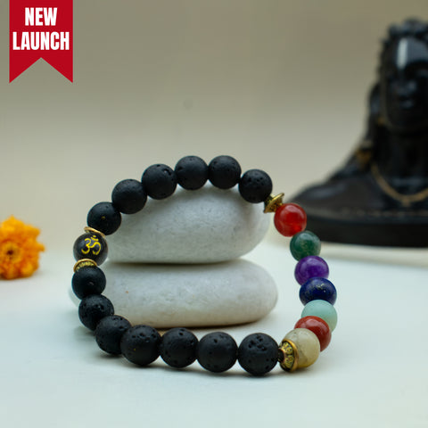 Shukr Chakra Bracelet With Om Bead