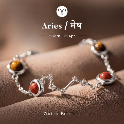Aries (मेष राशि) Zodiac Constellation Bracelet for Women