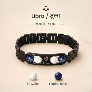 Libra Zodiac Metal Bracelet