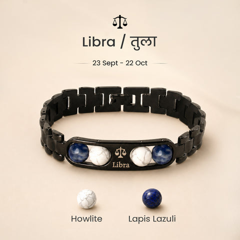 Libra Zodiac Metal Bracelet