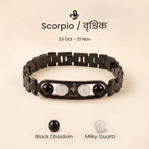 Scorpio Zodiac Metal Bracelet