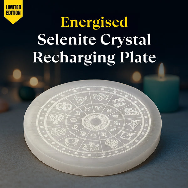 Energised Selenite Plate - 10x Stronger