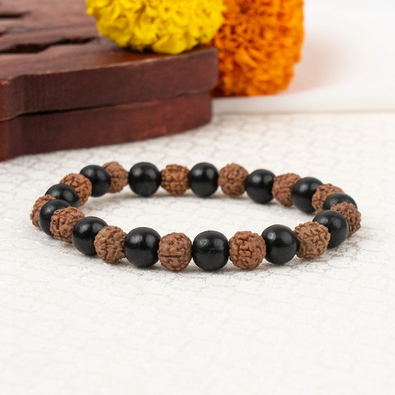 Divya Rudraksha Karungali Bracelet 8mm