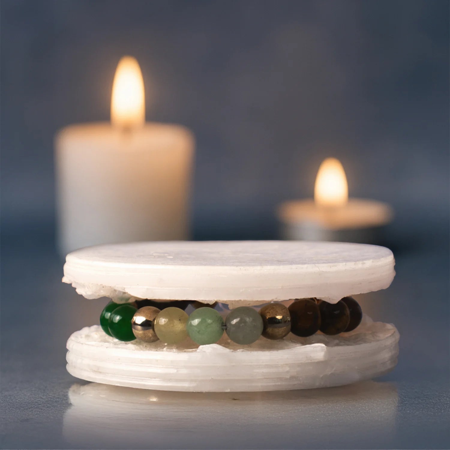 Sampurn Dhan Super Combo with Raw Selenite Plate