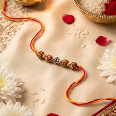 OM Rudraksha Rakhi