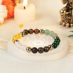 Dhan Yog Bracelet with Selenite Plate