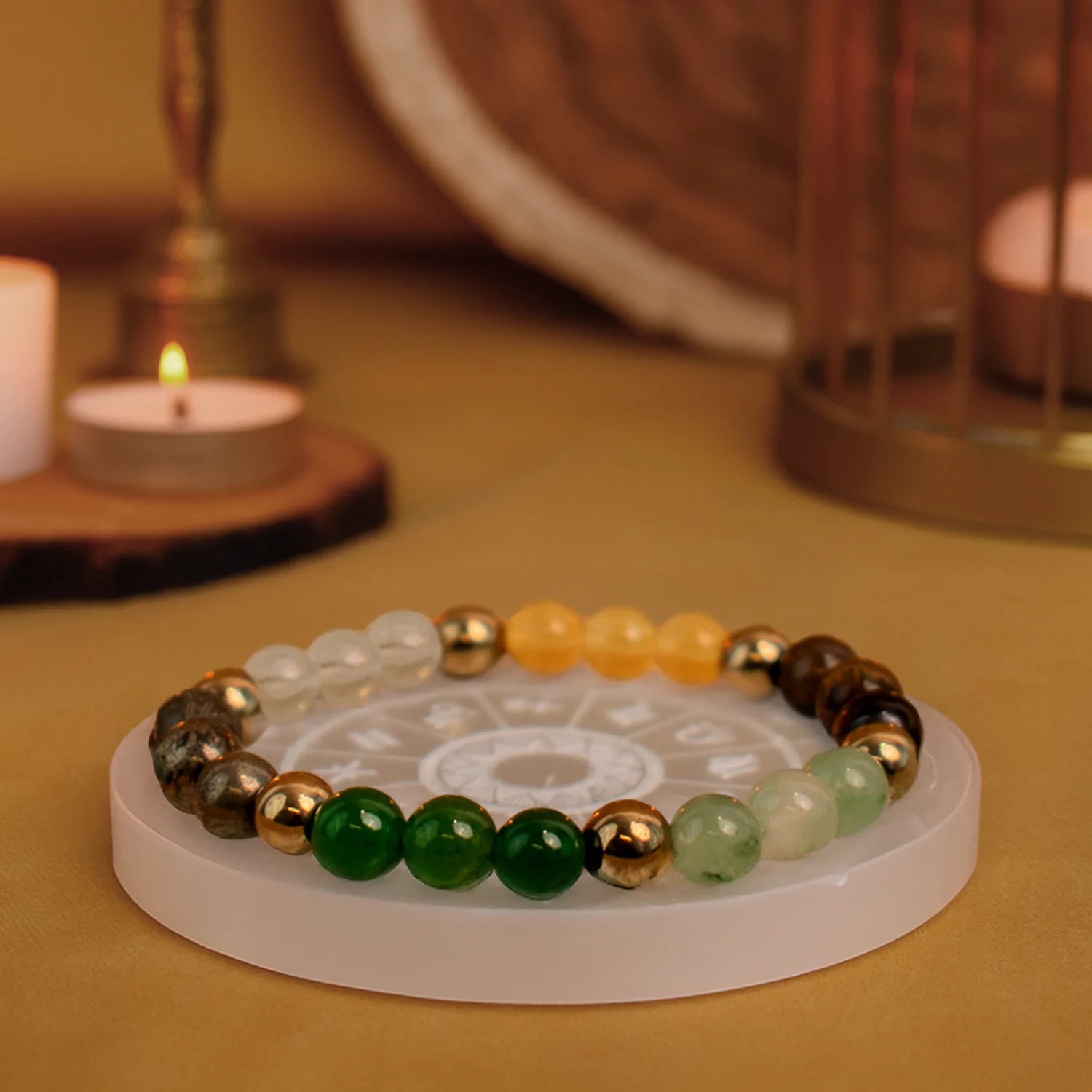 Sampurn Dhan Combo With Dhan Yog Bracelet and Selenite Plate