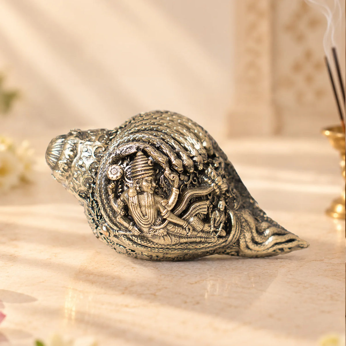 Lakshmi Narayan Brass Shankh
