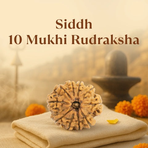 Kashi Siddh Nepal Origin 10 Mukhi Rudraksha - 18mm - 22mm