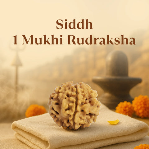 Kashi Siddh Nepal Origin 1 Mukhi Rudraksha -  18mm - 22mm