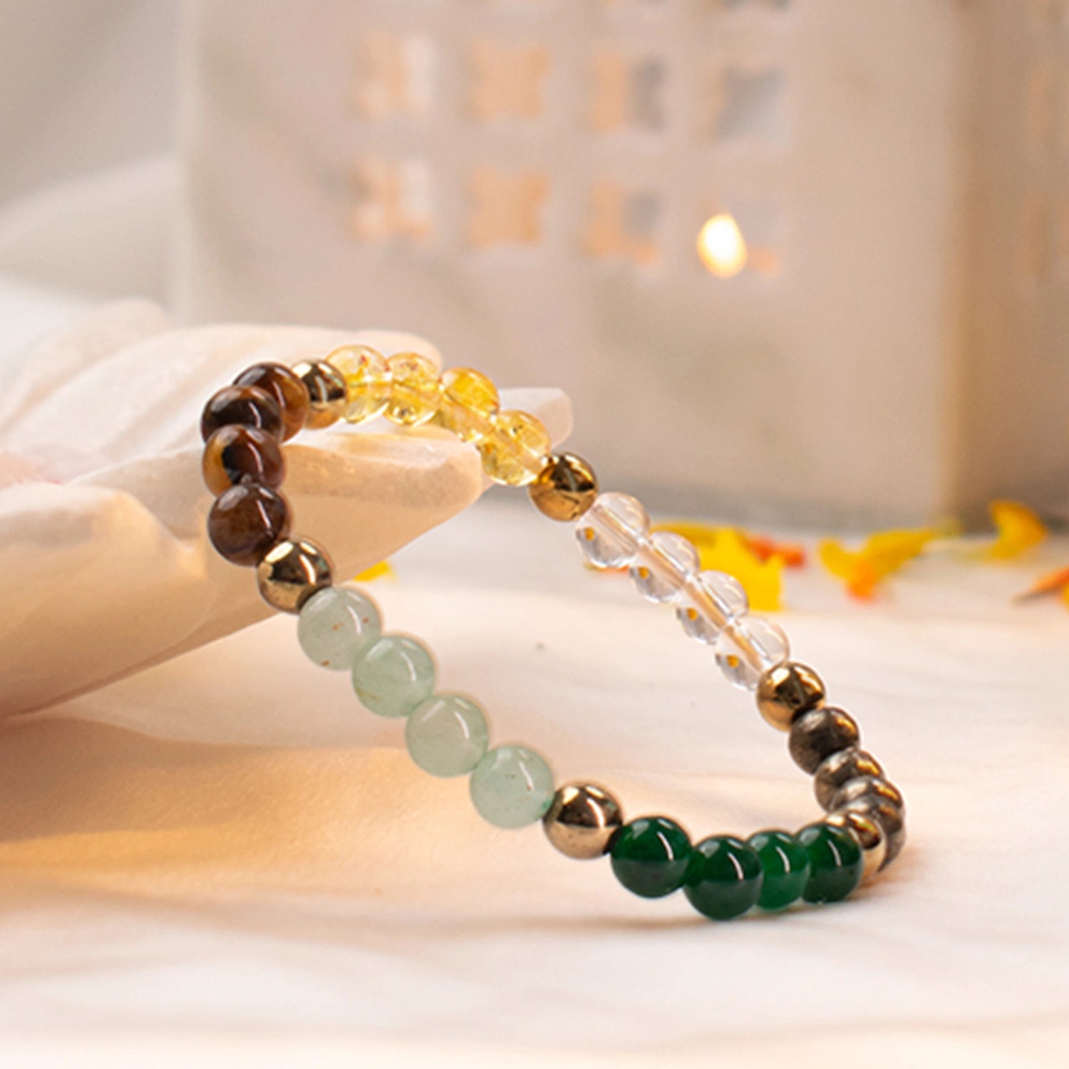 Dhan Yog Bracelet (Women - 6mm Beads)