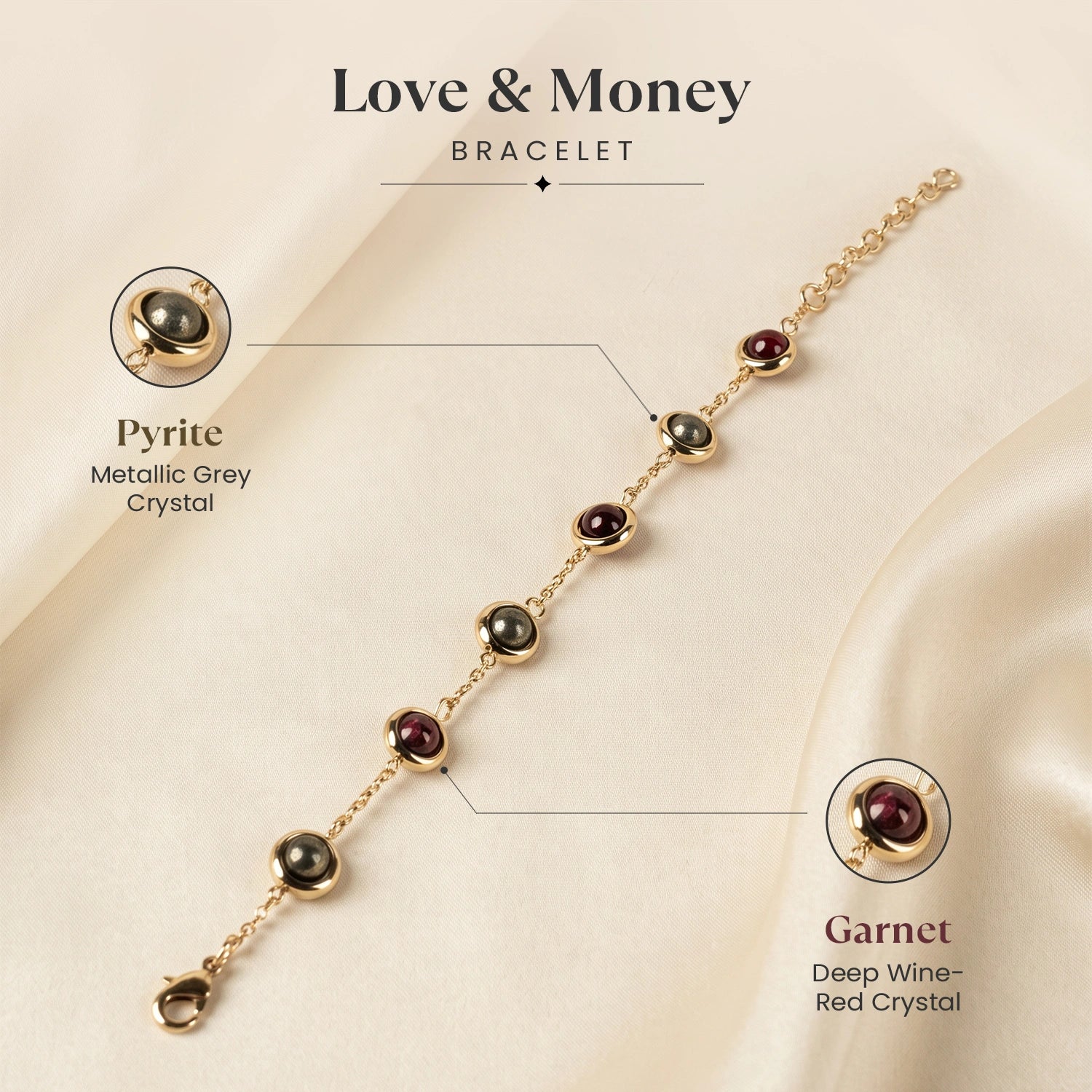 Love & Money Metal Bracelet for Women