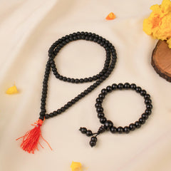 Karungali Malai 6mm for Kids (108+1 Beads) Original Ebony Wood (Govt. Certified)