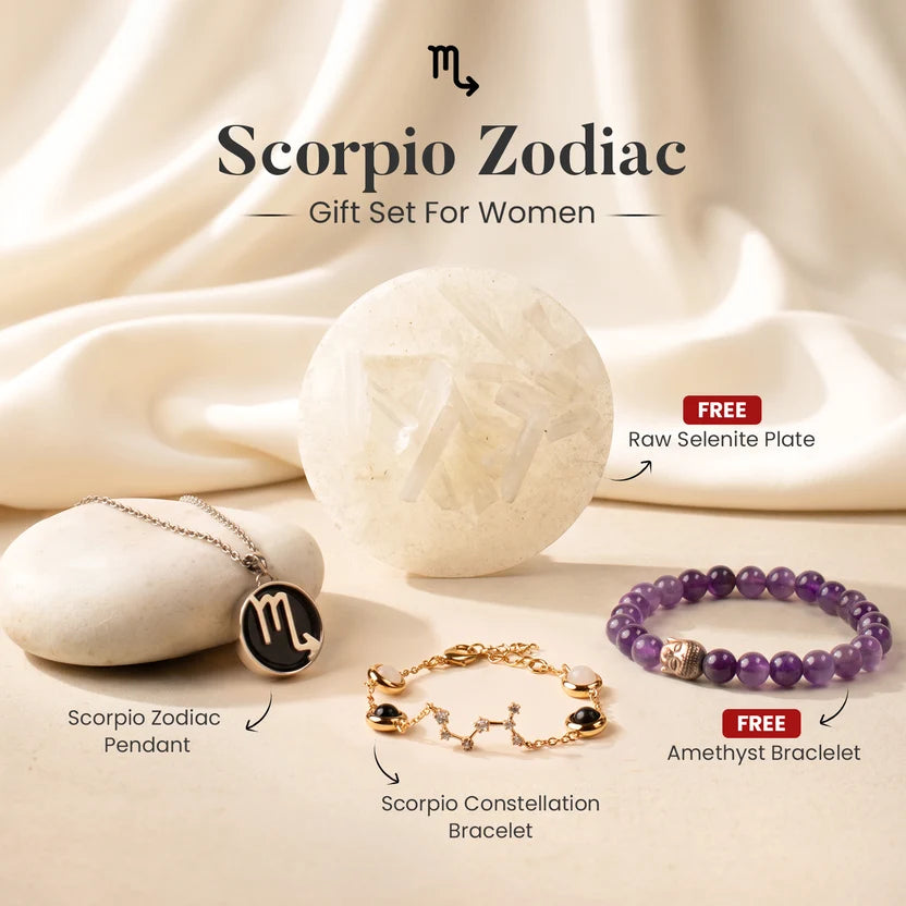 Scorpio Zodiac Gift Set For Women