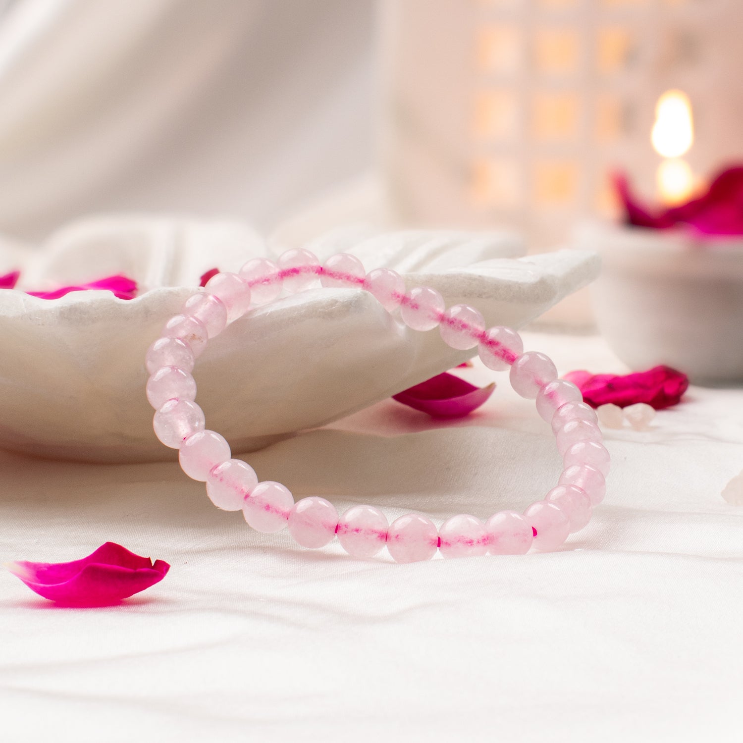 Rose Quartz Bracelet For Female