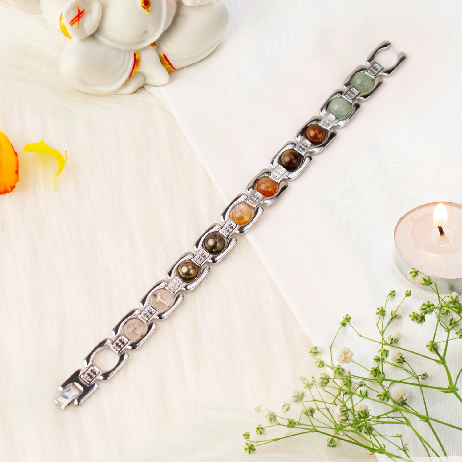 Metal Dhan Yog Bracelet - Silver