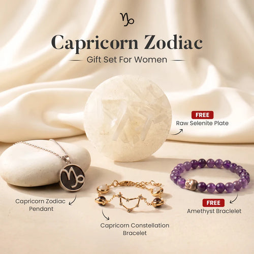 Capricorn Zodiac Gift Set For Women
