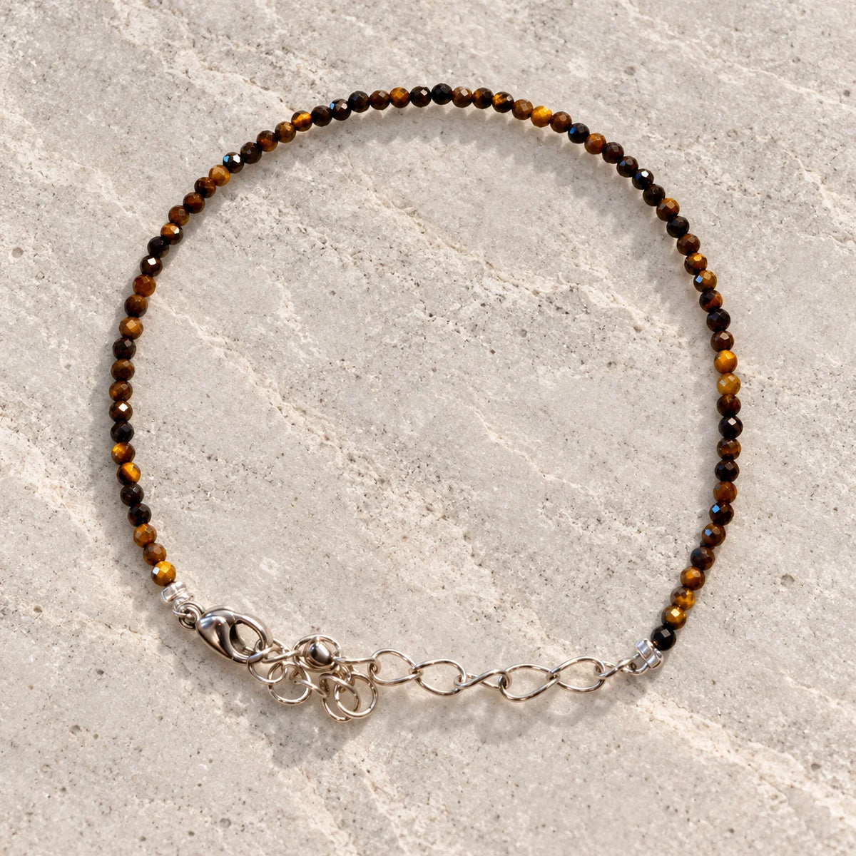 2mm Tiger Eye Bracelet