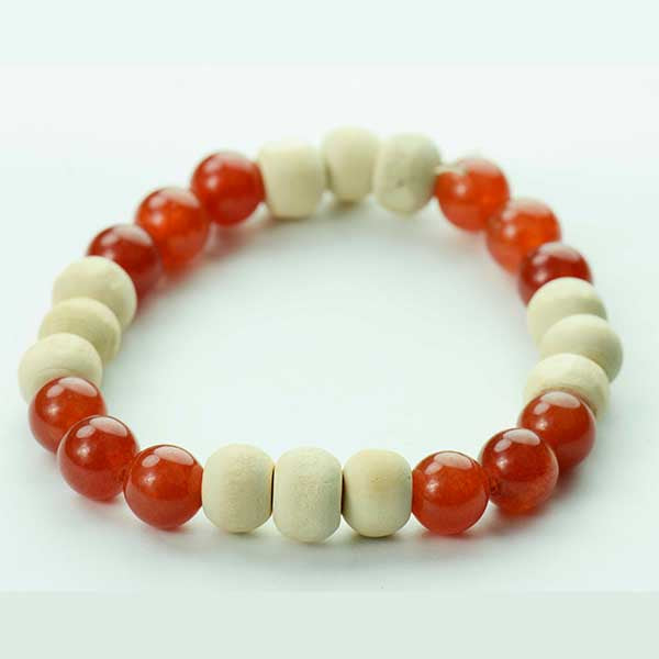 CarnelianTulsiBracelet