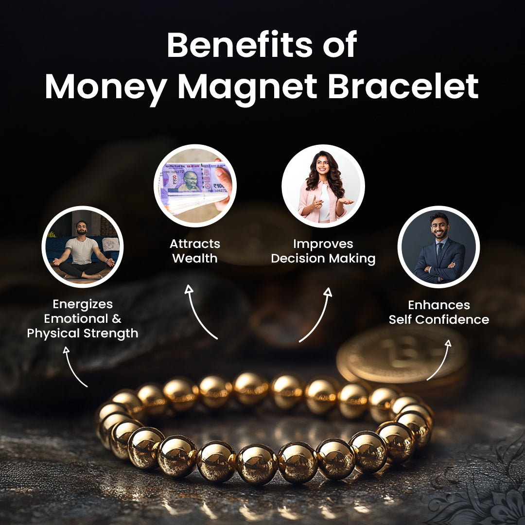 Money Magnet Bracelet (Original Golden Pyrite)- Bracelet.