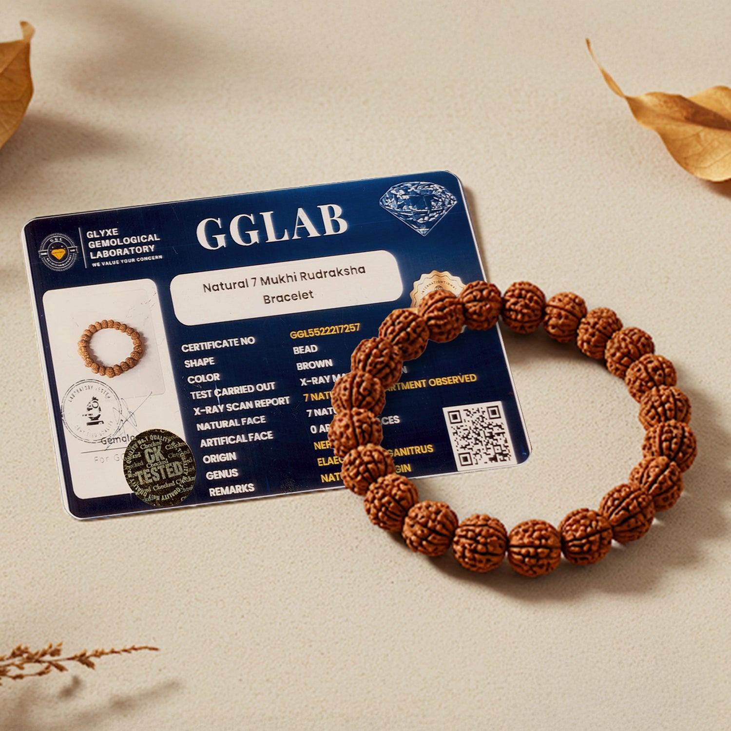 7 Mukhi Rudraksha Bracelet