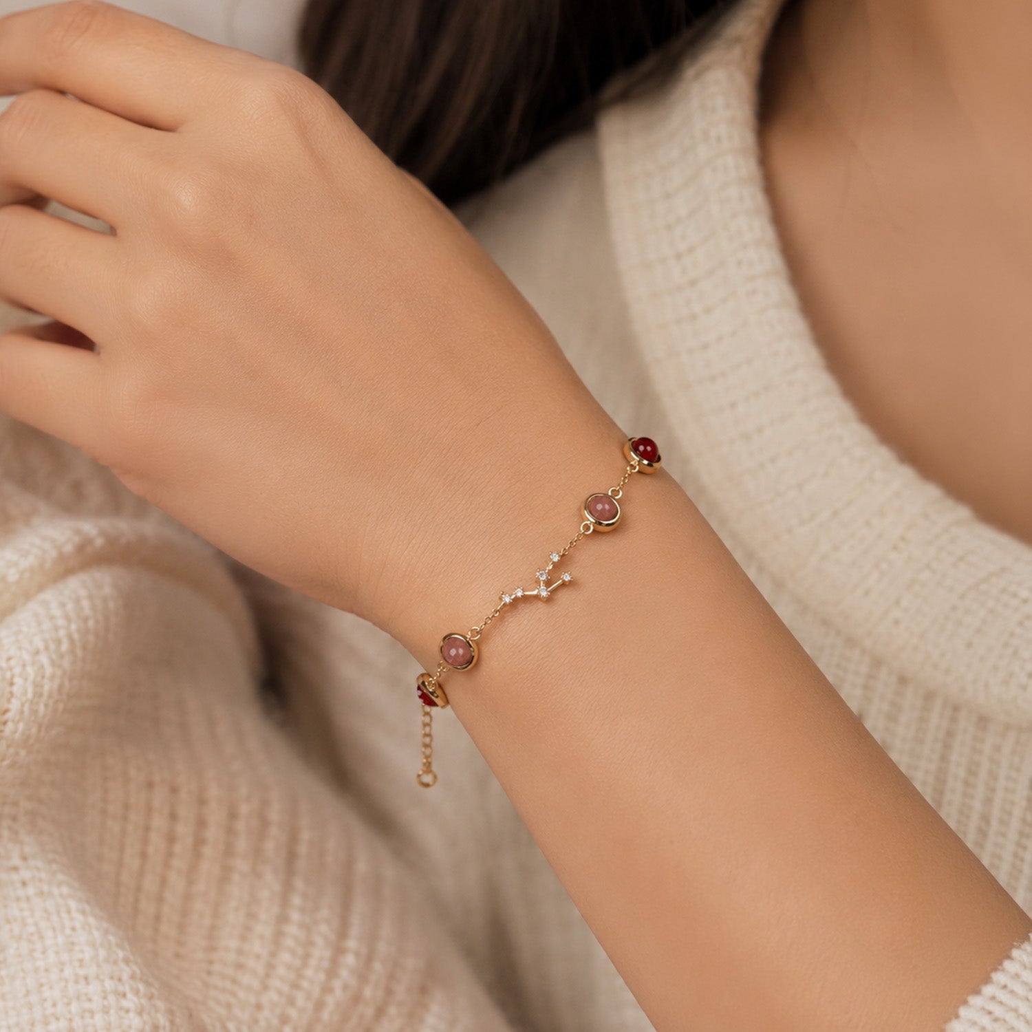 Taurus (वृषभ राशि) Zodiac Constellation Bracelet for Women