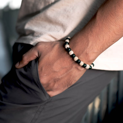 Green Jade Tulsi Bracelet- Bracelet.