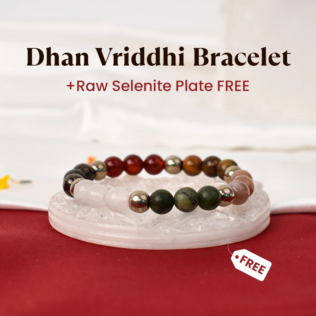 Dhan Vridhi with FREE Raw Selenite Plate Combo