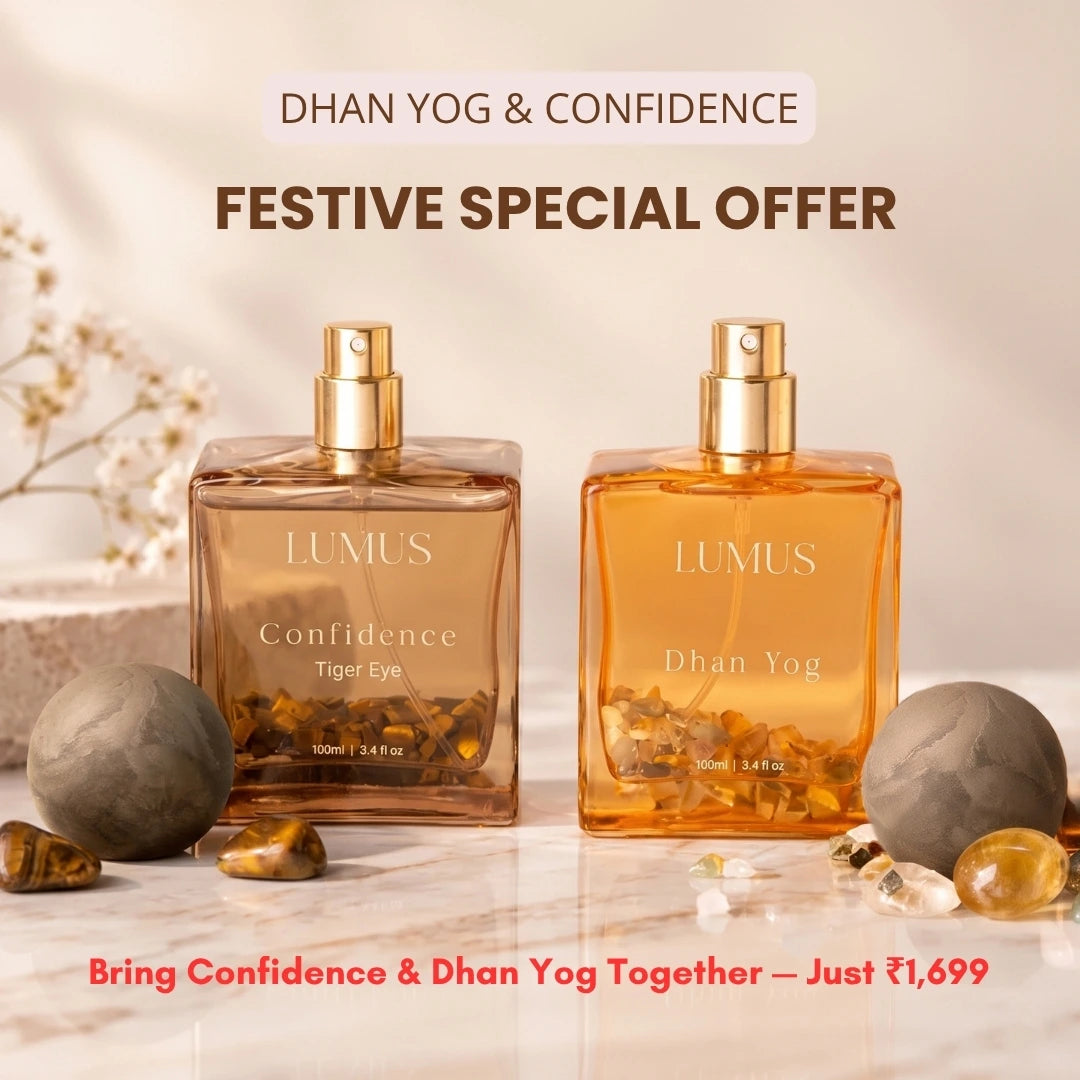 Dhan Yog & Confidence Crystal Eau de Parfum Combo (Set of 2) - 2 × 100 ml