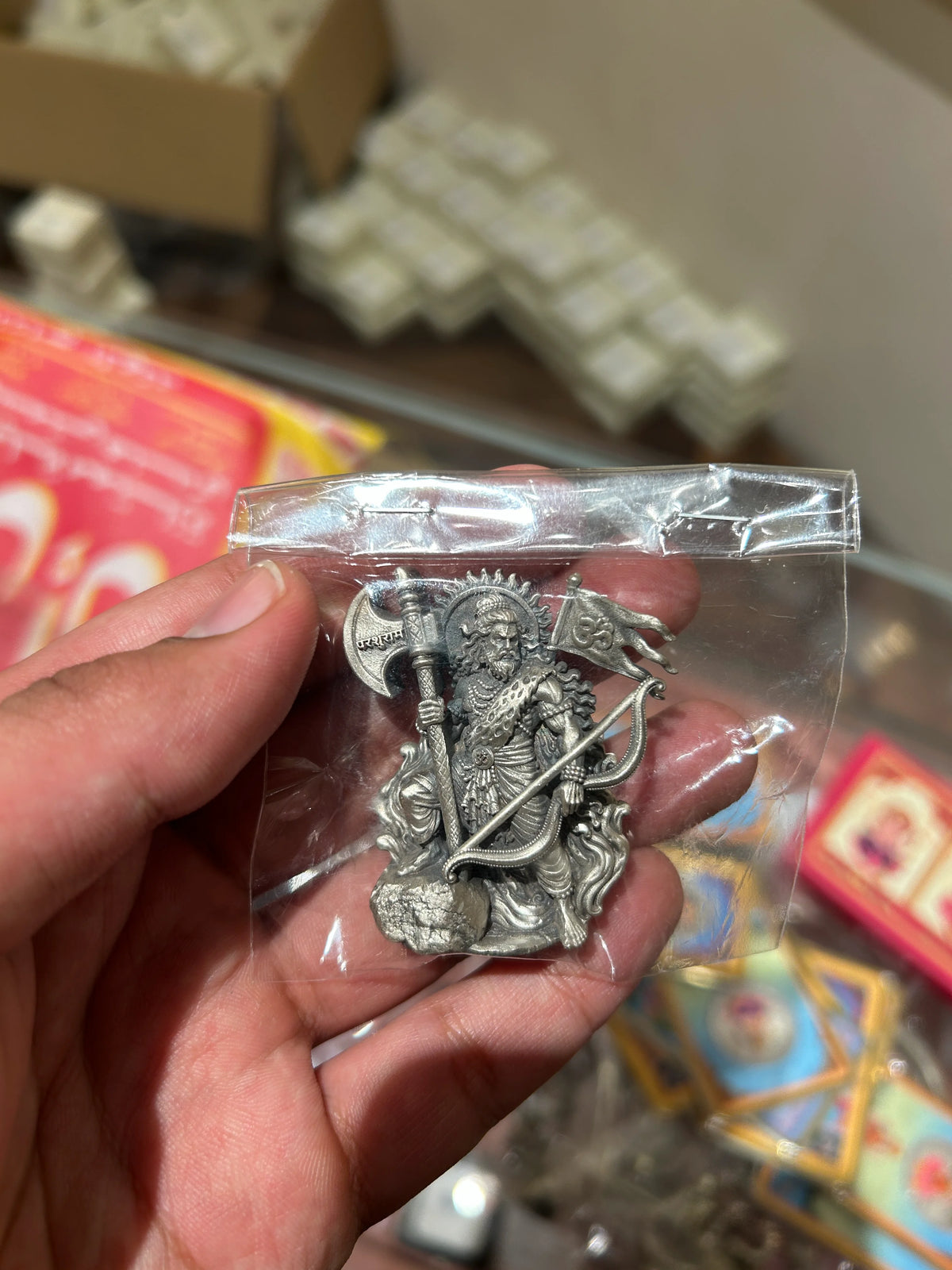 92.5 Silver Parshuram Brooch