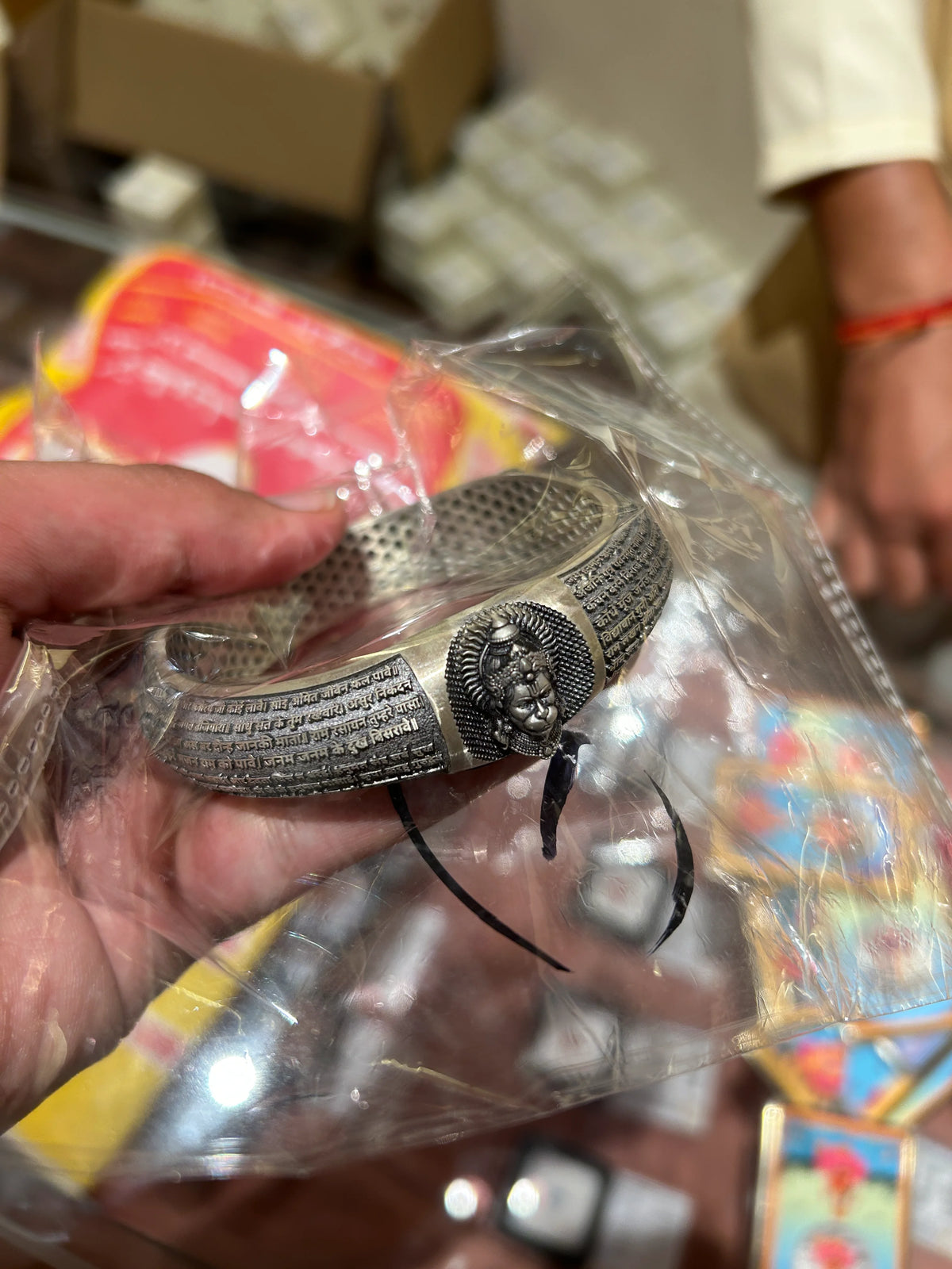 92.5 Silver Hanuman Kada