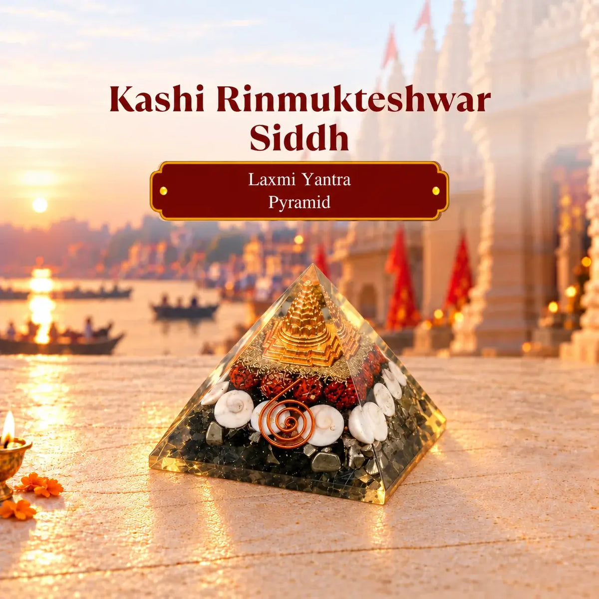 Rinmukteshwar Siddh Lakshmi Yantra Pyramid