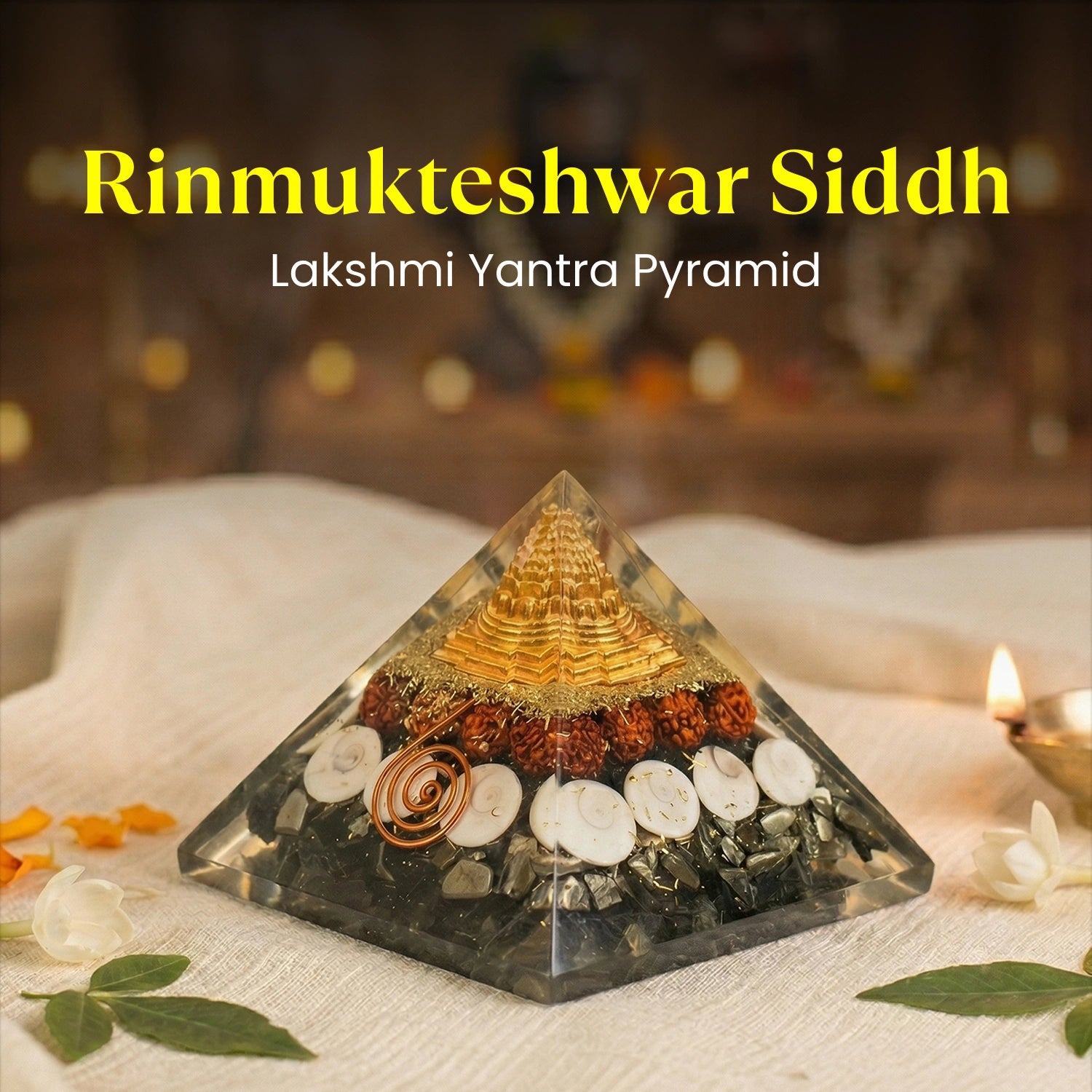 Rinmukteshwar Siddh Lakshmi Yantra Pyramid