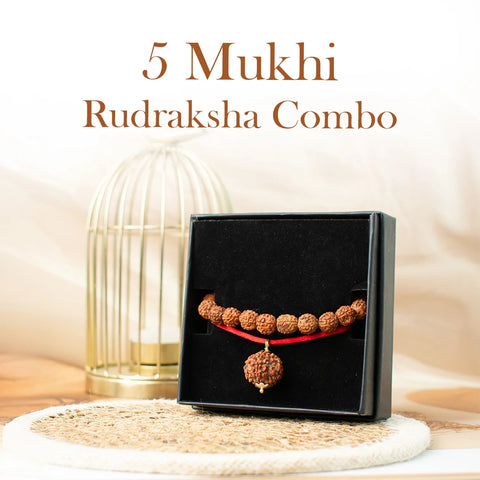 5 Mukhi Rudraksha Combo