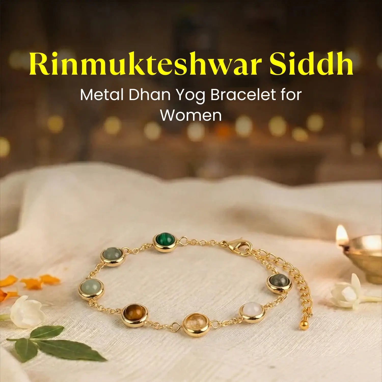 Rinmukteshwar Siddh Metal Dhan Yog Bracelet for Women