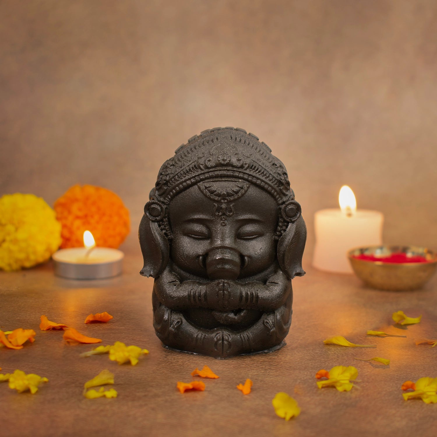 Pyrite Baby Ganesha Murti