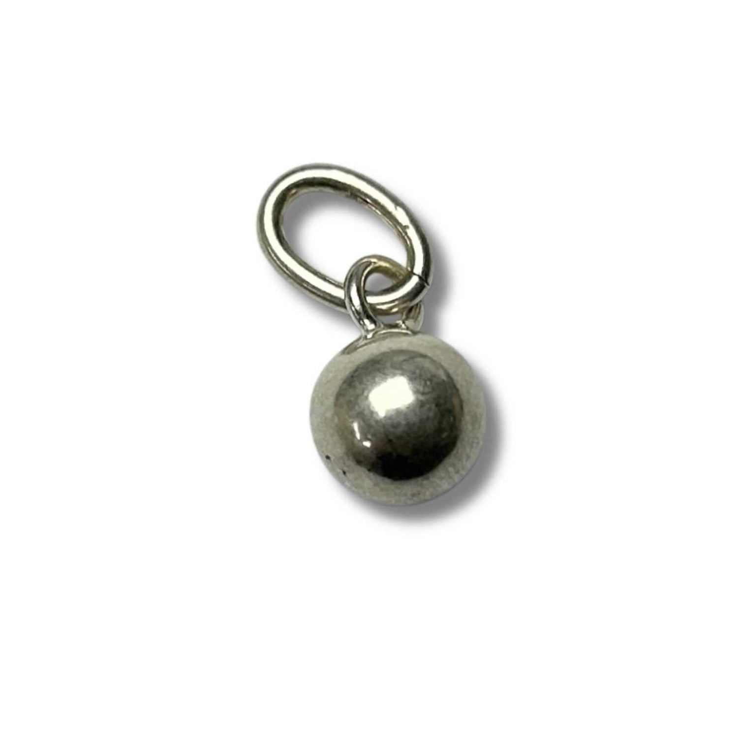 Pure Silver Ball Pendant