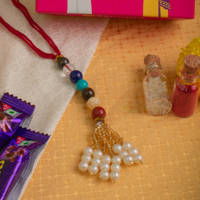 7 Chakra Lumba Rakhi for Sister & Bhabhi
